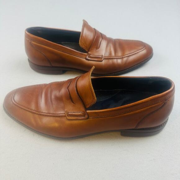 Cole Haan Grand 360 Men\'s 12M Brown Leather Penny Loafers Slip On Dress Preppy main image 5
